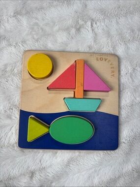 LoveEvery DoubleSided Wooden Puzzle - Multicolor